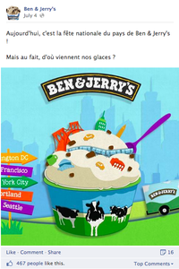 On fond... pour les glaces Ben & Jerry's !