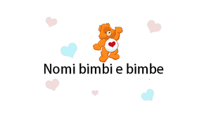 Nomi bimbi e bimbe