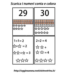 Scheda matematica 29 e 30: operazioni