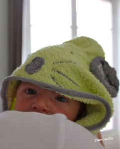 Une souris verte... qui sortait du bain!