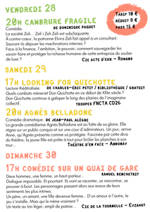 Programmation de Théâtre en automne