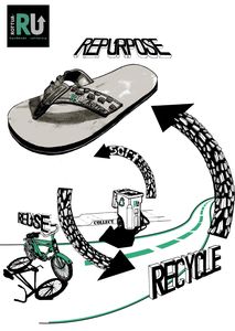 Du pneu de vélo à la Sandale !