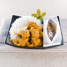 Curry de porc au lait de coco