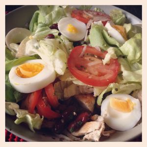 Salade épicée aux haricots rouges