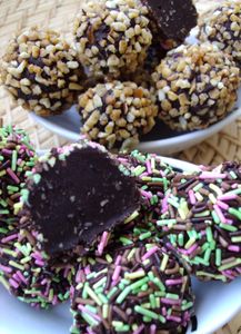 Bonbons chocolat-noisette