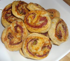 Palmiers Jambon cru/ Cornichon