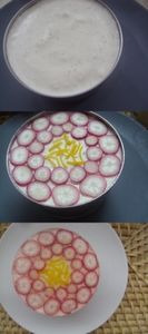 Bavarois saumon fumé, concombre, chèvre