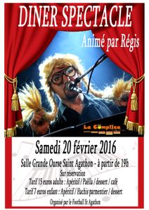 Diner spectacle samedi 20 février