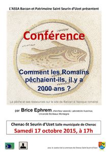 Conférence Comment les Romains pêchaient-ils, il y a 2000 ans ?