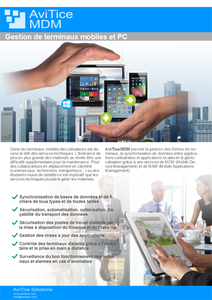 AviTice MDM : Nouvelle fiche produit...