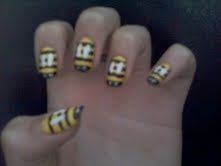 Nail Art abeilles