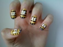 Nail Art abeilles