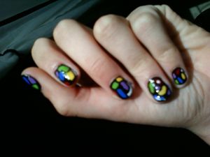 Nail Art Mosaïque