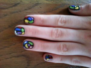 Nail Art Mosaïque