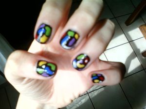 Nail Art Mosaïque