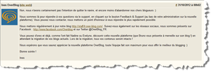 Pour faire suite au post d'hier : une réponse d'Ines Overblog