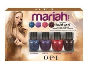 Les vernis Liquid Sand, édition Mariah Carey d'OPI