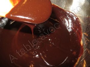 Ganache chocolat au caramel salé