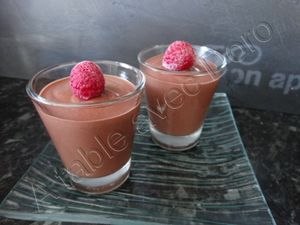 Verrine chocolat framboise