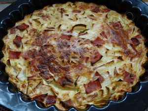 Quiche aux poireaux sans pâte au thermomix