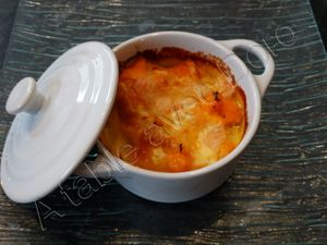 Gratin de potiron au munster