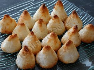 Congolais-Macarons à la noix de coco
