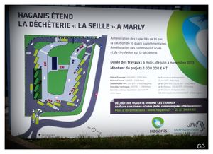 Marly Extension de la déchèterie