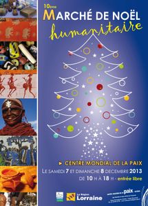 Centre Mondial de la Paix 10e Marché de Noël Humanitaire les 7 et 8 décembre
