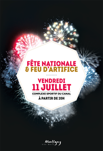 Montigny-lès-Metz : FEU D’ARTIFICE le Vendredi 11 juillet au Stade du Canal