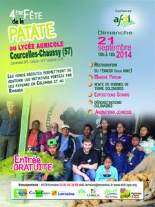 Courcelles-Chaussy lycée agricole 4ème Fête de la patate le 21 septembre