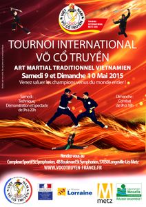 Metz Grand tournoi International d'arts martiaux les 9 et 10 mai