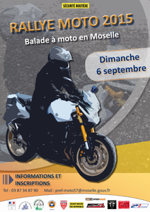 Rallye moto sécurité routière le dimanche 06 septembre 2015
