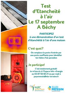 Sud Messin Economies d'énergie : détecter et éliminer les fuites d'air dans votre maison