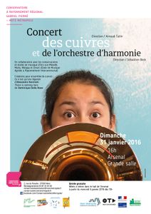Les cuivres de Metz Métropole s’installent à l’Arsenal le dimanche 31 janvier 2016