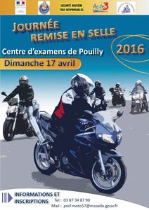 Préfecture de Moselle Sécurité Routière journée de remise en selle moto 17 avril 2016