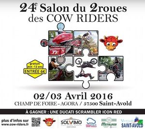 Saint-Avold 24ème Salon du 2 roues les 2 et 3 avril