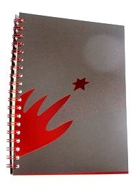 Eclatant : le cahier personnalisé en or à chaud !