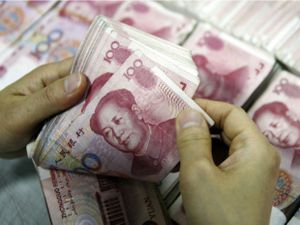 Des billets de Yuan, monnaie Chinoise