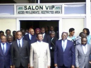 Edgard Alain Mebe Ngo'o en visite de travail au Cameroun