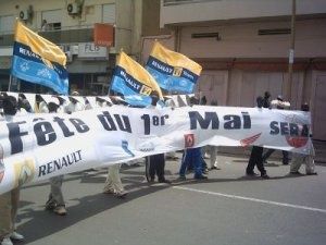 Défilé, fête du travail 1er mai