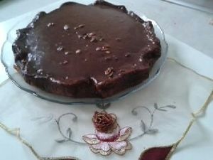 Gâteau au Chocolat Sans Beurre, Amande et Pommes Rapés