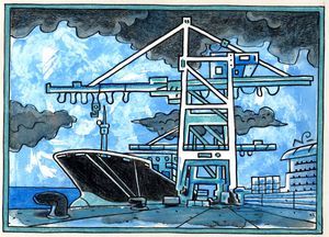 « Le port » de Jean-Yves Loude et Némo