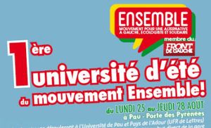 Université d'été d'Ensemble !