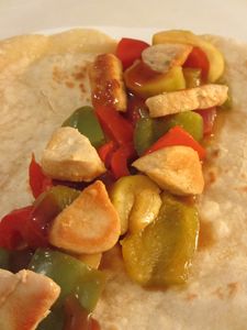 Fajitas au poulet
