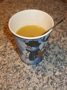Jus d'orange chaud