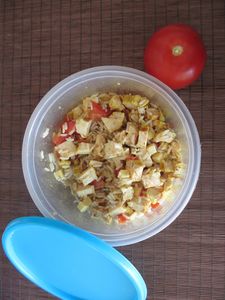 Salade de riz au poulet