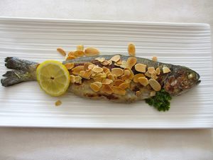 Truites aux amandes