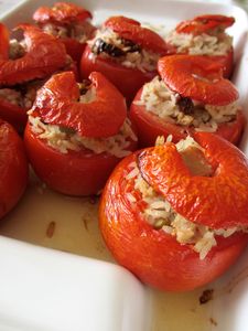 Tomates farcies au riz