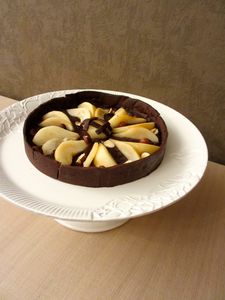 Tarte poires chocolat