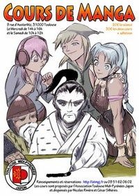 Les prochains cours de manga de juin!